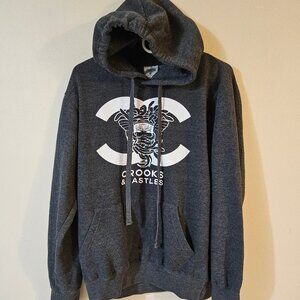 Crooks & Castles Unisex Gray Pullover Hoodie - Size M